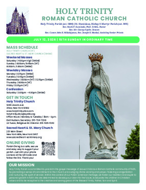 07/12/2026 Bulletin