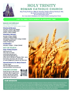 07/19/2026 Bulletin