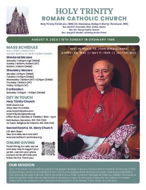 08/09/2026 Bulletin