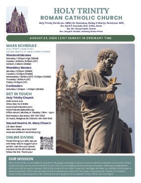 08/23/2026 Bulletin