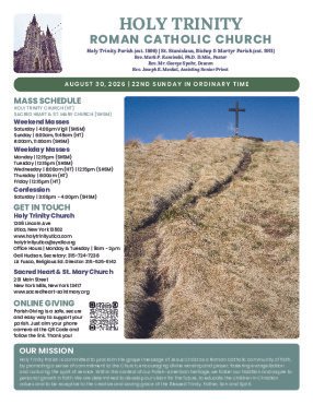 08/30/2026 Bulletin